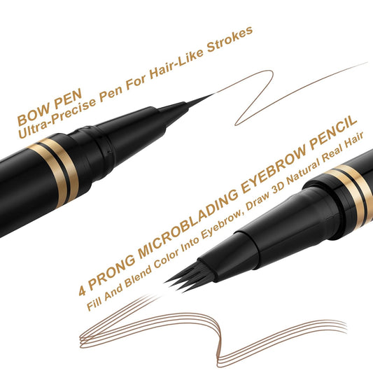 2-in-1 Waterproof Eyebrow Pen